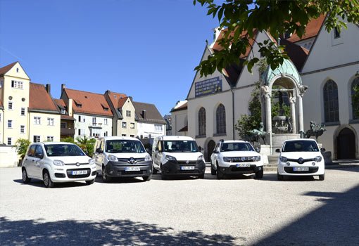 stadtflitzer Carsharing Fahrzeugflotte St.-Mang-Platz Kempten